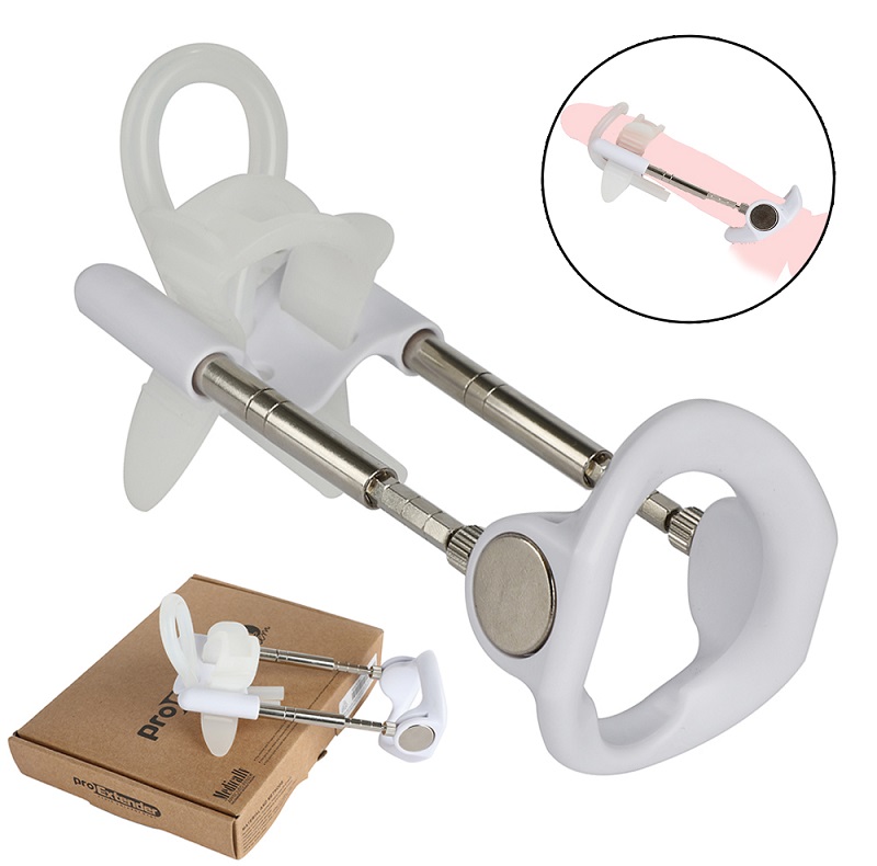 Máy tập làm to dương vật Pro Extender System được nhập khẩu từ Mỹ. Pro Extender là một dụng cụ kéo dài dương vật được phát triển và sản xuất bởi chuyên gia y tế người Mỹ Jorn Siana. Sau khi nghiên cứu chuyên sâu về phẫu thuật dương vật, ông đã phát triển nguyên mẫu đầu tiên của thiết bị Extender Pro vào năm 1994. Đó là thời điểm thiết bị được đưa vào một số nghiên cứu và thử nghiệm và ngay lập tức nhận được sự tin tưởng của các chuyên gia y tế trên thế giới. Nhiều bác sĩ trên khắp thế giới khuyên và khuyên bệnh nhân của họ nên sử dụng máy kéo dài dương vật Pro Extender System thay vì các phương pháp phẫu thuật hình phạt. Ưu điểm của Hệ thống Pro Extender Hiện tại bạn luôn băn khoăn không biết dương vật của mình không đủ dài, kích thước không đủ lớn, dương vật bị cong, vẹo, hình dáng không như ý muốn. Sau đó, bạn nên sử dụng giải pháp hiệu quả và an toàn của Hệ thống Pro Extender và Hệ thống Pro Extender. Nếu dương vật ngắn, Pro Extender System hỗ trợ tác động kéo dài tự nhiên, với tác dụng kích thích mạch máu đẩy thân dương vật xuống nhiều hơn nhằm làm giãn nở các mô mạch tại đây, bạn làm to dương vật của mình. Nếu dương vật của bạn bị cong, Pro Extender sẽ giúp làm thẳng dương vật của bạn. Thiết bị nắn chỉnh dương vật bị cong và dị dạng hoặc bẩm sinh (từ khi sinh ra) Bạn bị rối loạn cương dương Trứng, khó cương cứng? Dụng cụ tập dương vật Pro Extender System ngoài các chức năng kéo dài, làm to và thẳng dương vật, nó còn tăng cường sức khỏe của dương vật và loại bỏ các triệu chứng rối loạn cương dương ở nam giới. Giúp cậu nhỏ cương cứng dễ dàng hơn. Tăng sự tự tin về tình dục của nam giới, cải thiện đáng kể hoạt động và hiệu suất của dương vật.